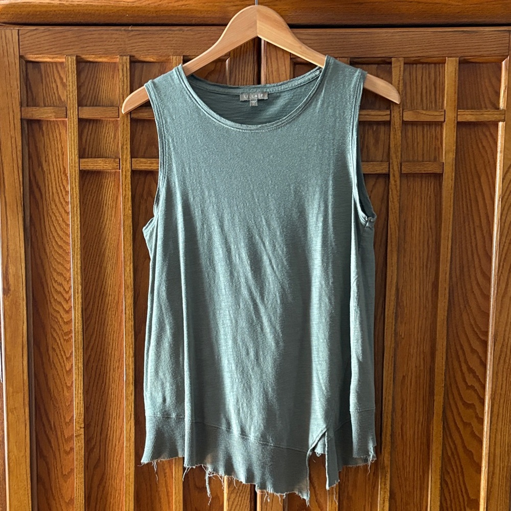 Lilla P Sleeveless Tank in Sage